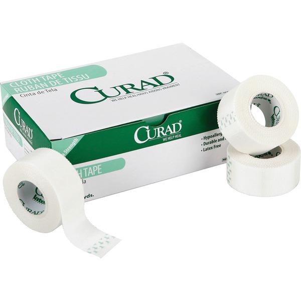 Curad Cloth Silk Adhesive Tape - 10 yd Length x 2