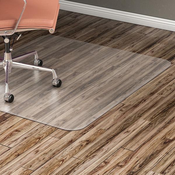 Lorell Hard Floor Rectangular Chairmat - Tile Floor, Vinyl Floor, Hardwood Floor - 48