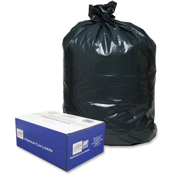 Webster Opaque Linear Low-Density Can Liners - Extra Large Size - 60 gal - 38