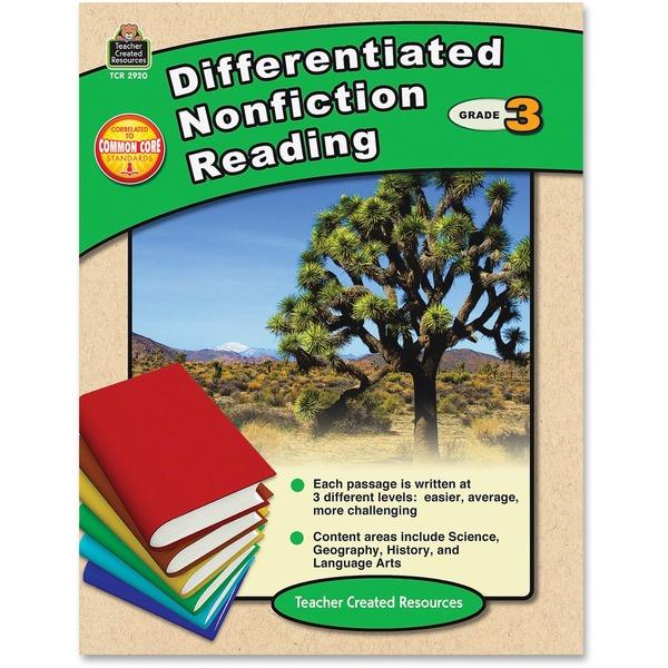 Teacher Created Resources Gr 3 Differentiated Reading Book Printed Book - Grade 3
