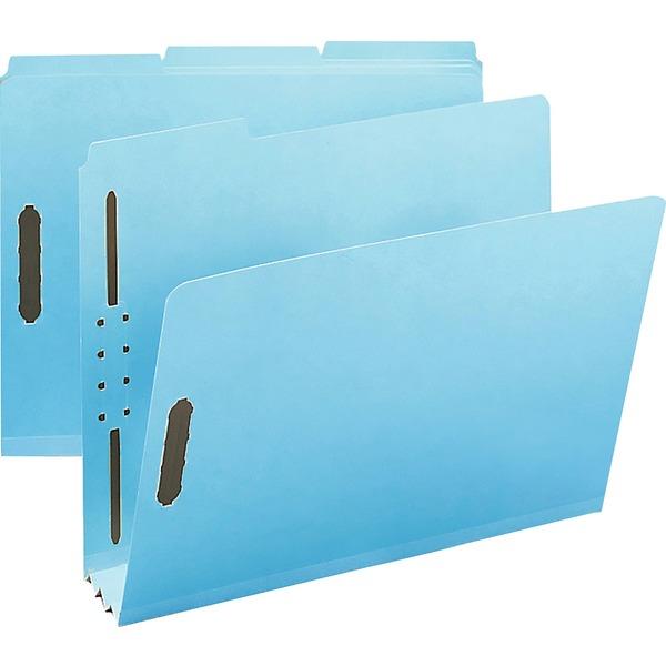  Smead 100 % Recycled Fastener File Folders - Letter - 8 1/2 