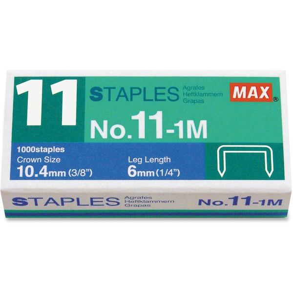 MAX No. 11-1M Staples - 50 Per Strip - 15/64