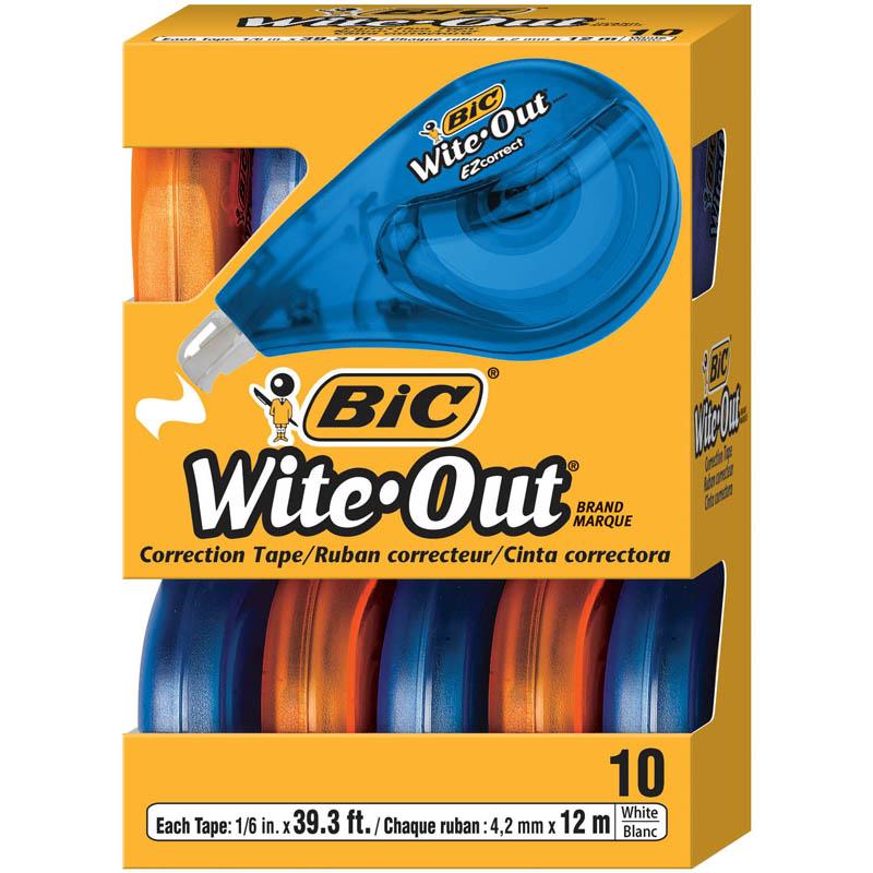 Wite-Out® Brand EZ Correct® Correction Tape, Pack of 10