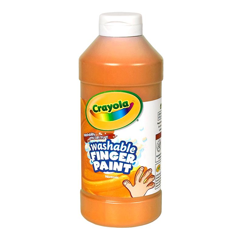 Crayola® Washable Finger Paint, Orange, 16 oz