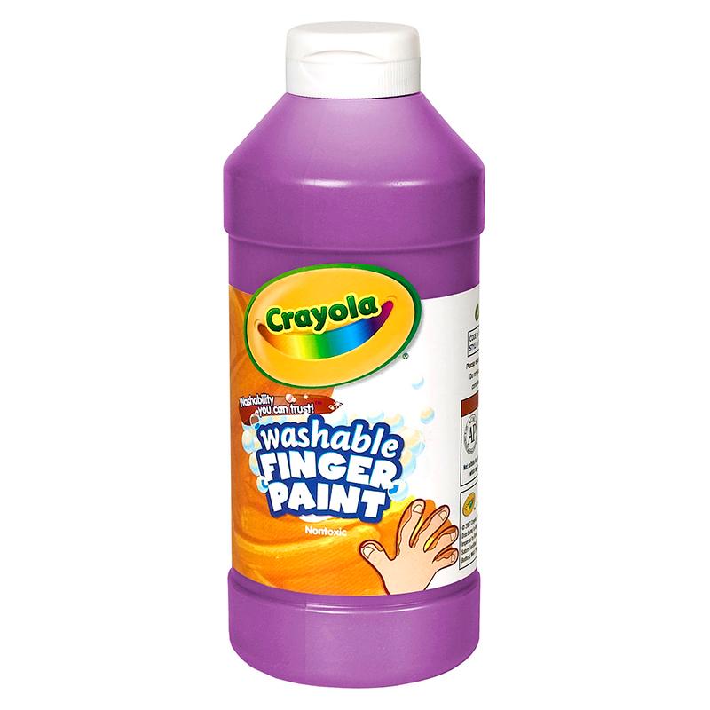 Crayola® Washable Finger Paint, Violet, 16 oz