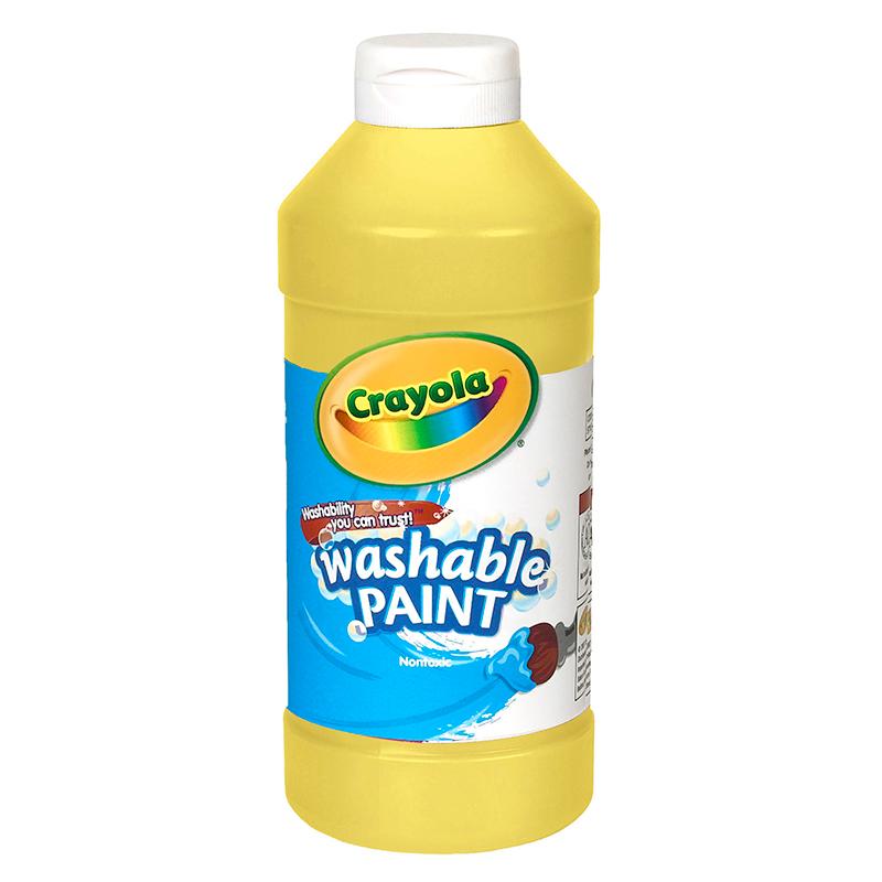 Crayola® Washable Paint, Yellow, 16 oz.