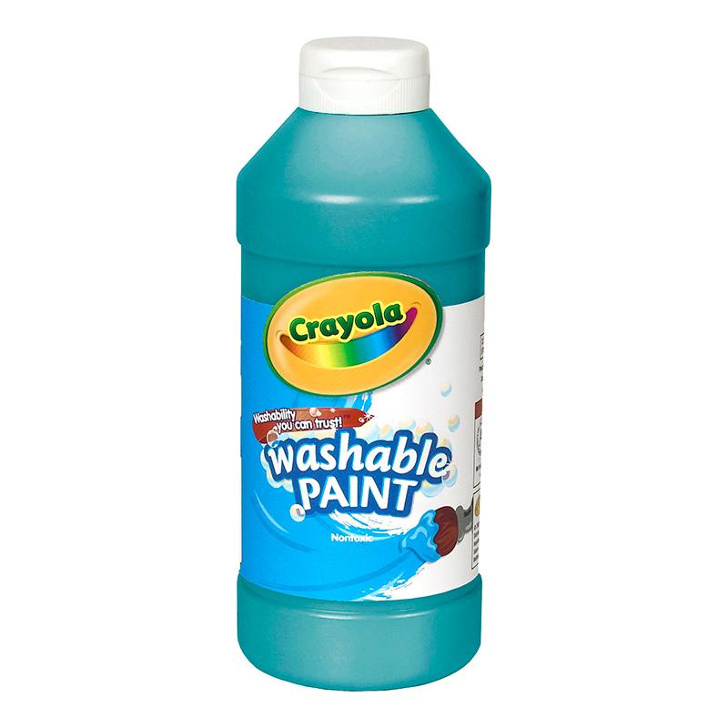 Crayola® Washable Paint, Turquoise, 16 oz.