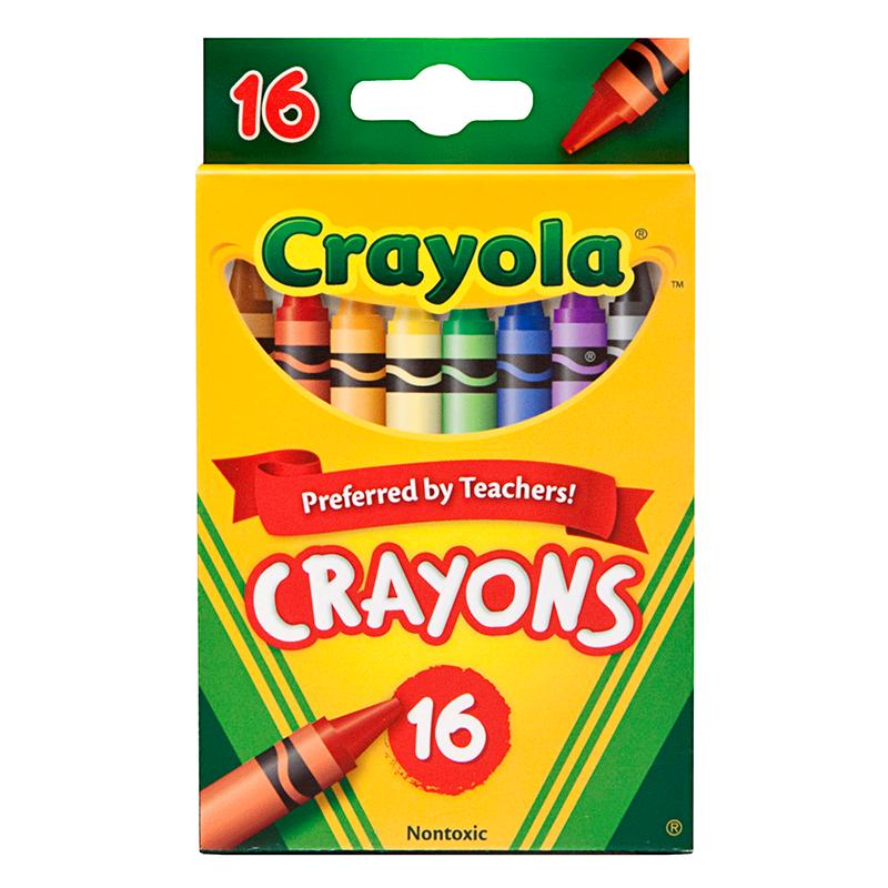 Crayola® Regular-Size Crayons, 16 colors