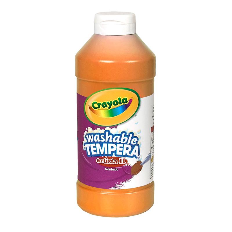 Artista II® Washable Liquid Tempera Paint, Orange, 16 oz.