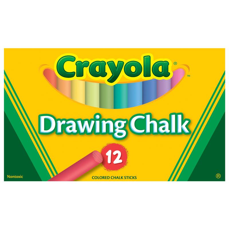  Crayola & Reg ; Colored Drawing Chalk, 12 Colors