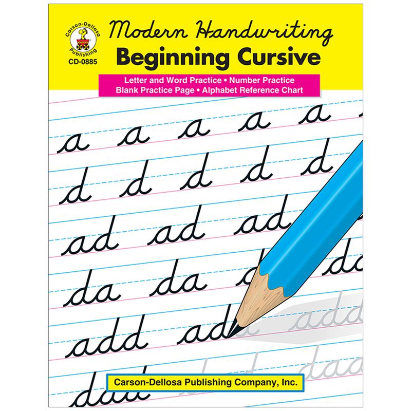  Modern Handwriting : Beginning Cursive Resource Book