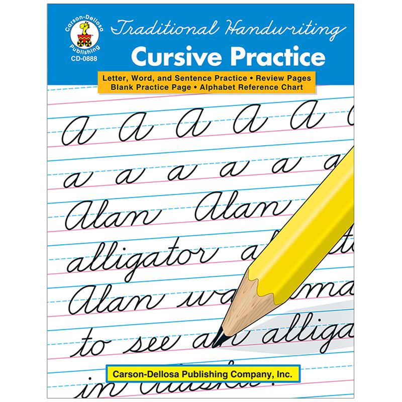  Traditional Handwriting : Cursive Practice Resource Book
