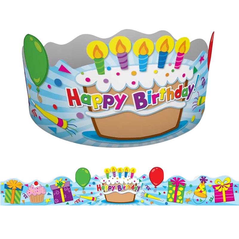 Birthday Crowns, Pack of 30