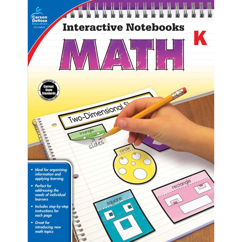  Interactive Notebooks : Math Resource Book, Grade K