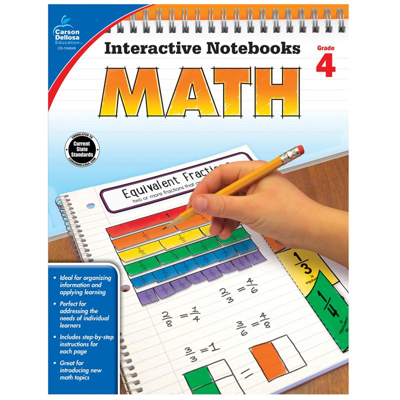  Interactive Notebooks : Math Resource Book, Grade 4