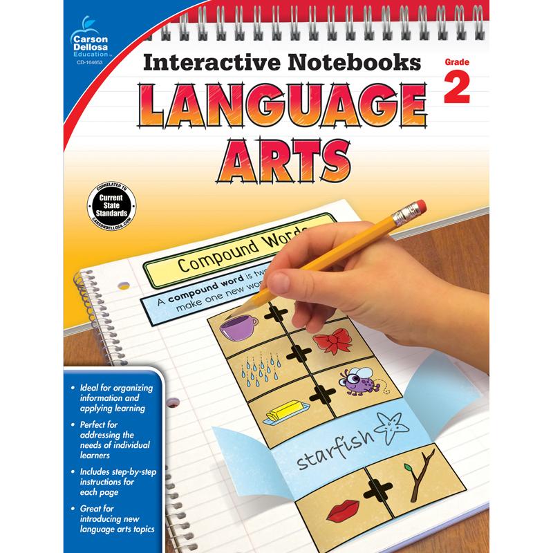 Interactive Notebooks: Language Arts Resource Book, Grade 2