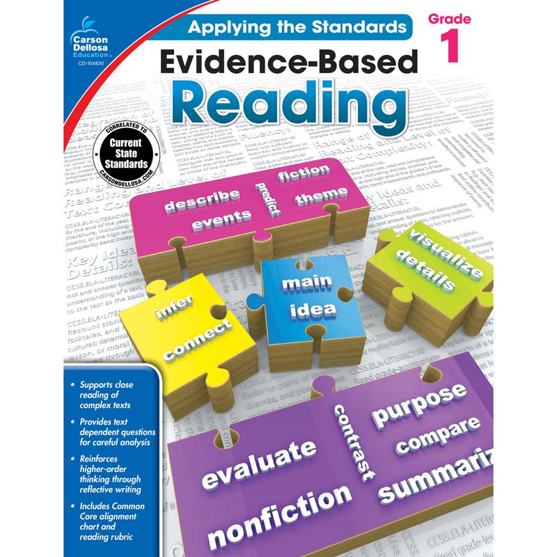  Evidence- Based Reading Workbook, Grade 1
