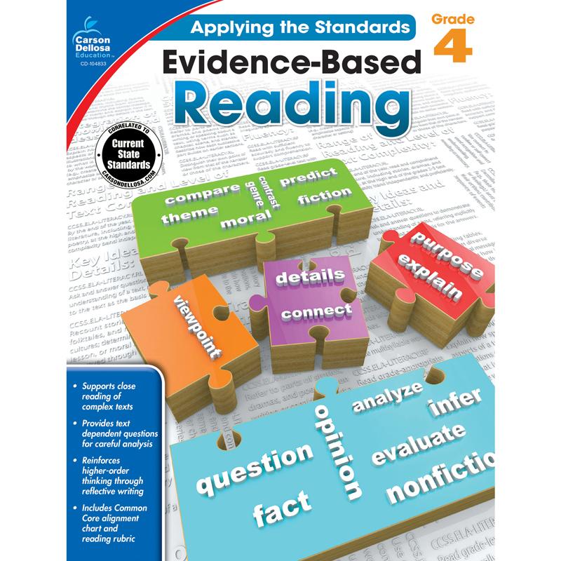  Evidence- Based Reading Workbook, Grade 4
