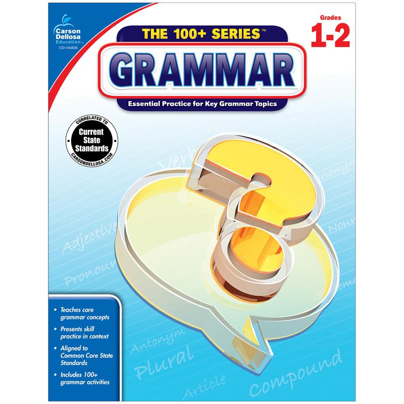 The 100+ Series Grammar Workbook, Grade 1-2