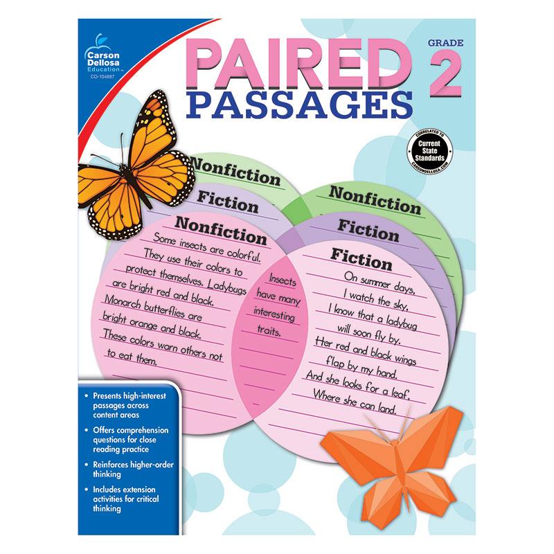 Paired Passages Workbook, Grade 2