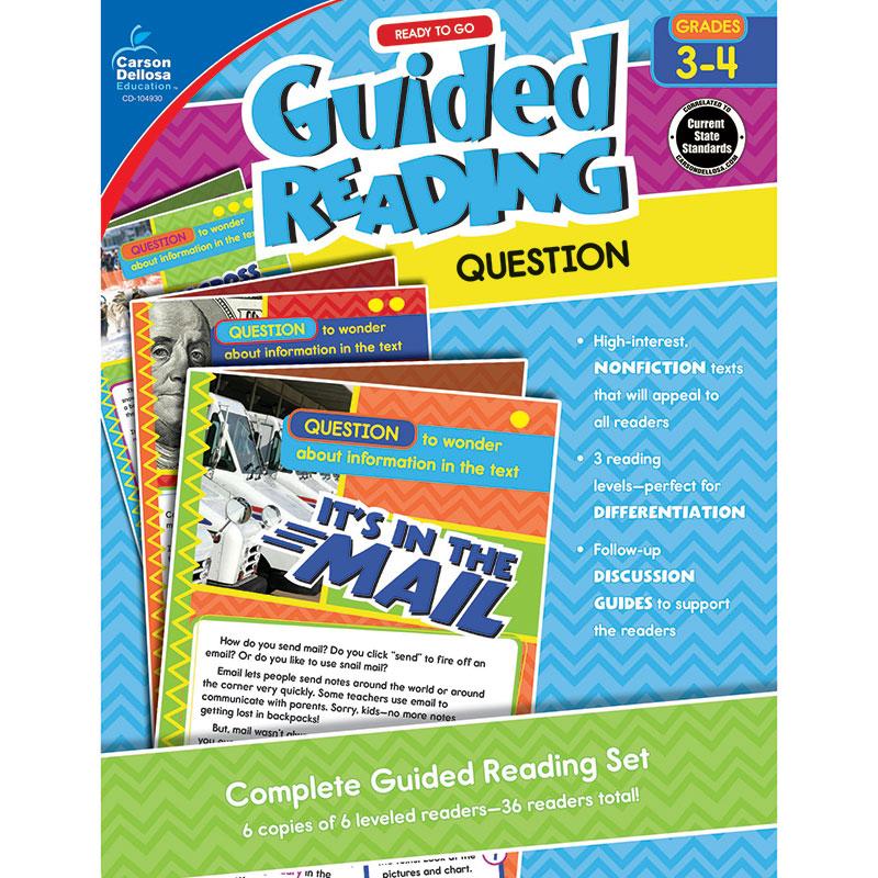 Guided Reading: Question Resource Book, Grades 3-4