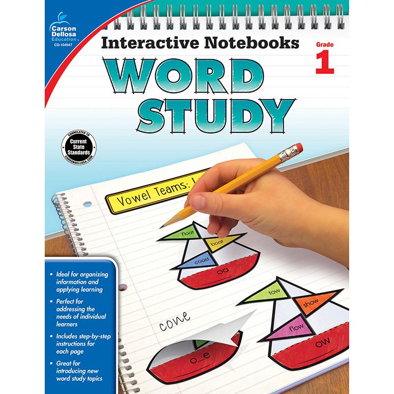  Interactive Notebooks : Word Study Resource Book, Grade 1