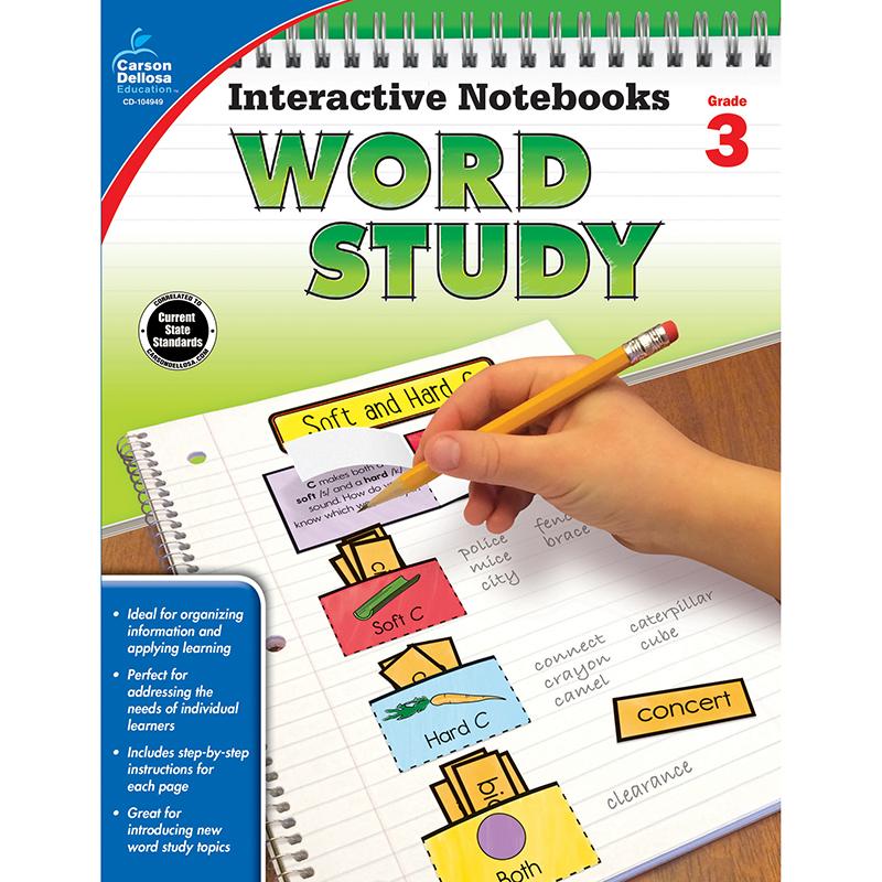 Interactive Notebooks: Word Study Resource Book, Grade 3