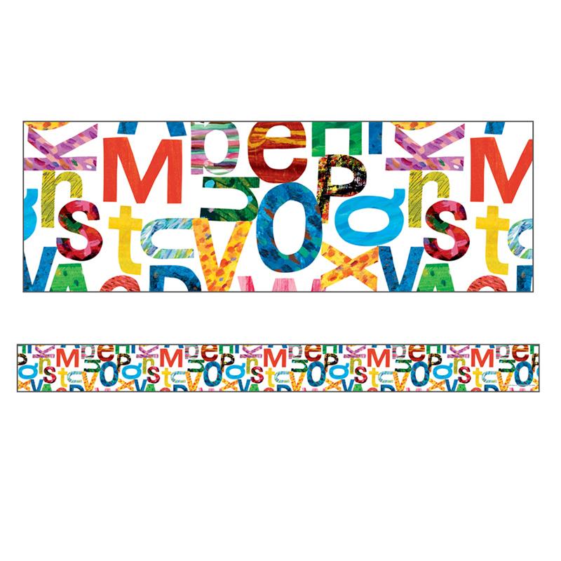 World of Eric Carle™ Letters Straight Border, 36'
