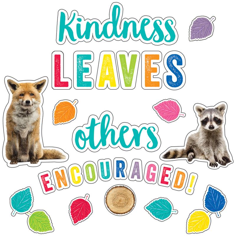 Woodland Whimsy Kindness Leaves Others Encouraged Bulletin Board Set