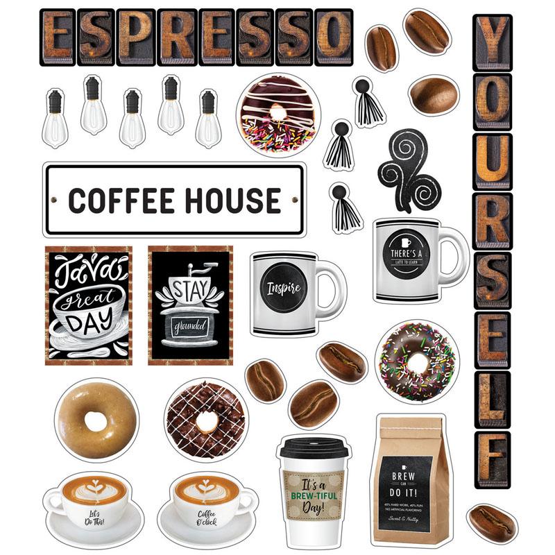 Industrial Cafe Espresso Yourself Mini Bulletin Board Set