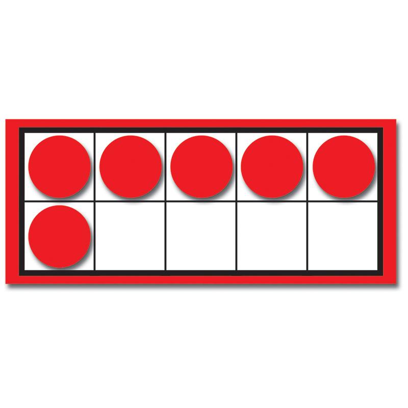  Ten Frames And Counters Colorful Cut- Outs, Grades K- 2
