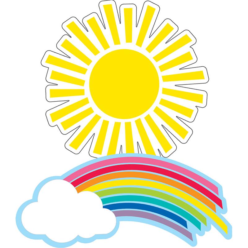  Hello Sunshine Rainbows & Suns Cut- Outs, Pack Of 36