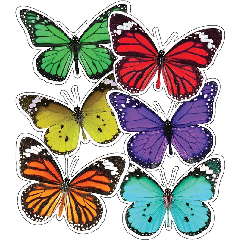  Woodland Whimsy Butterflies Cut- Outs, Pack Of 36
