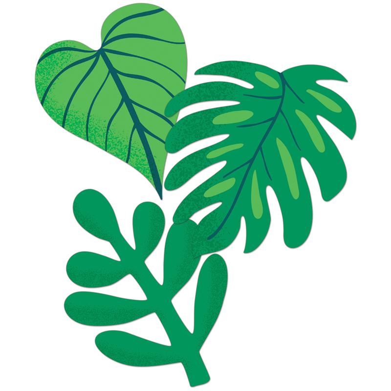  One World Tropical Leaves Extra Large Cut- Outs, Pack Of 12