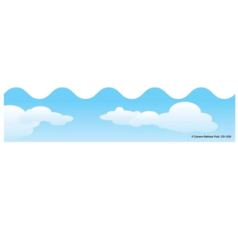 Clouds Scalloped Border, 39'