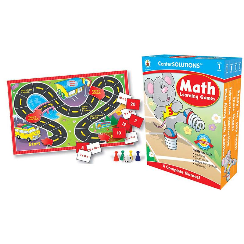 CenterSOLUTIONS™ Math Learning Games, Grade 1
