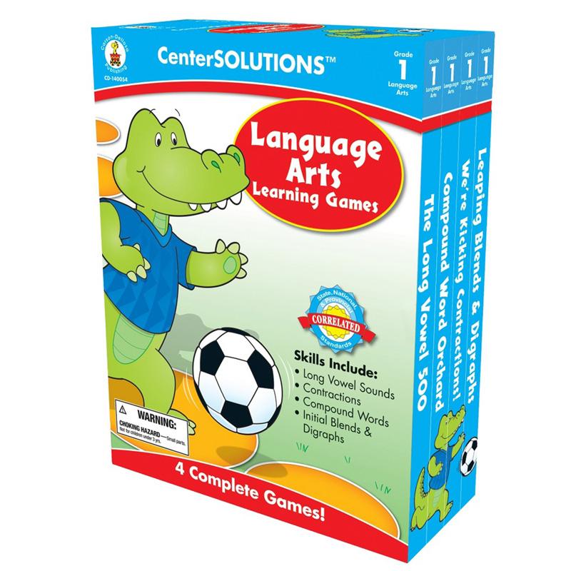 CenterSOLUTIONS™ Language Arts Learning Games, Grade 1