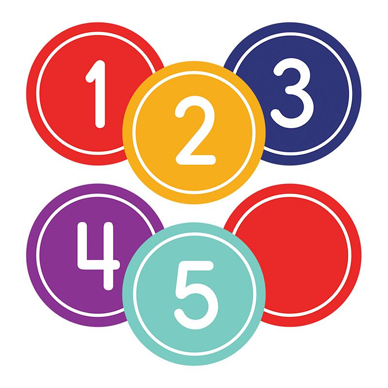 Classic Numbers Magnetic Cut-Outs, Pack of 36