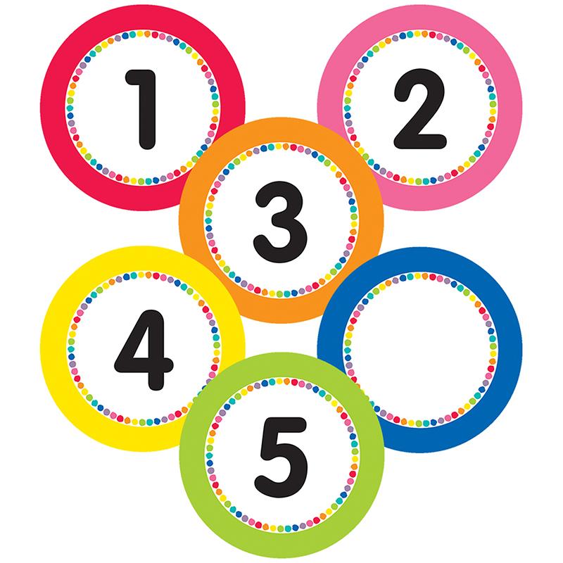  Just Teach Numbers Magnetic Cut- Outs, Pack Of 36
