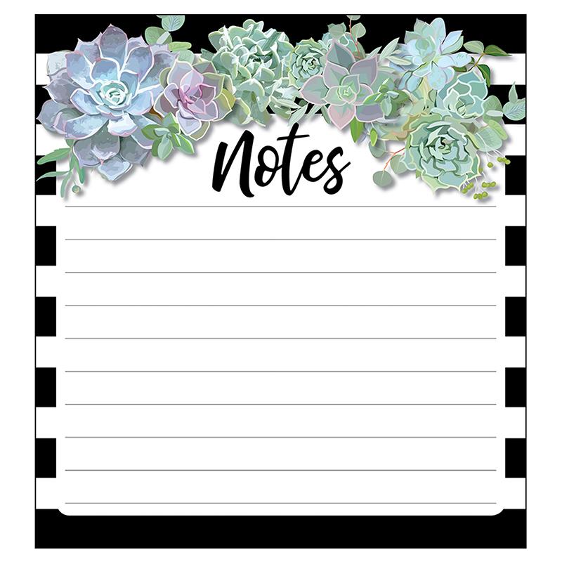 Succulents Notepad, 5.75