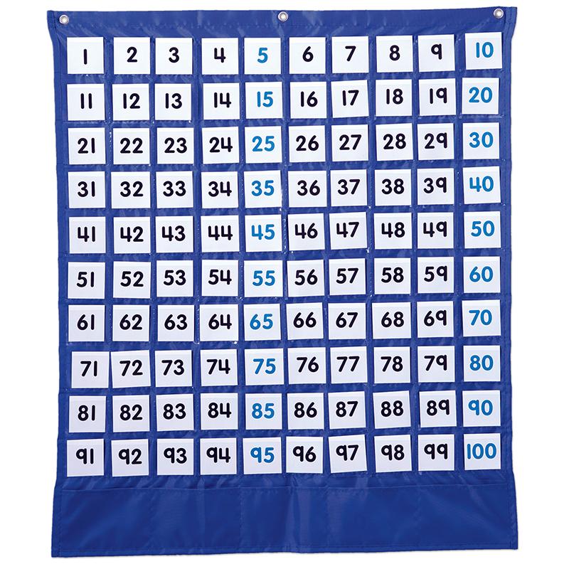 Deluxe Hundred Board Pocket Chart
