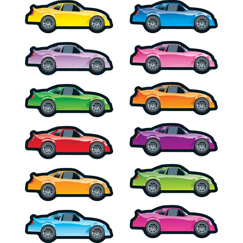 Race Cars Stickers - Shape