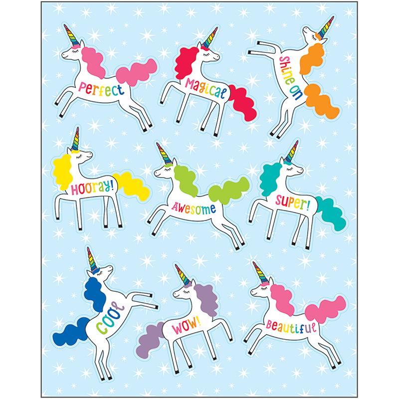Hello Sunshine Unicorns Shape Stickers