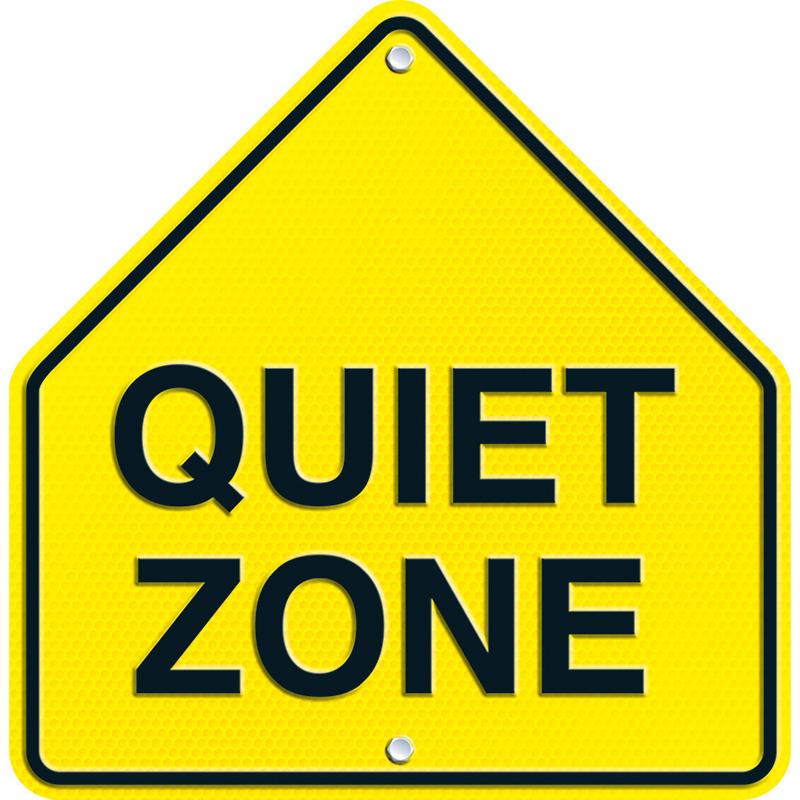 Quiet Zone Two-Sided Decorations - Year Round