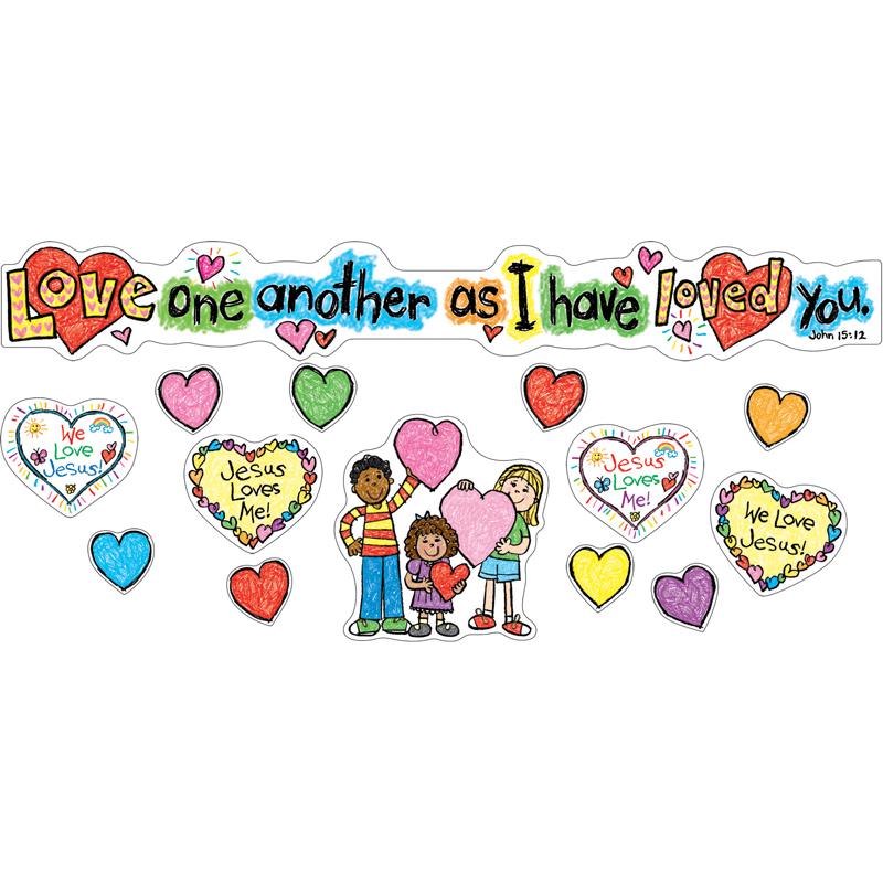 Love One Another Mini Bulletin Board Set