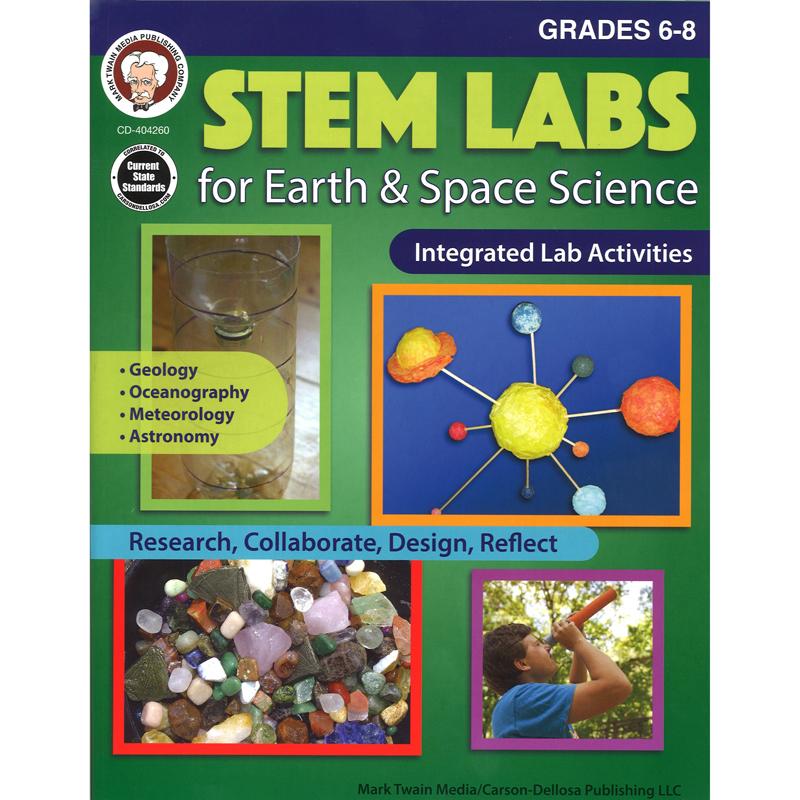  Stem Labs For Earth & Space Science, Grades 6- 8