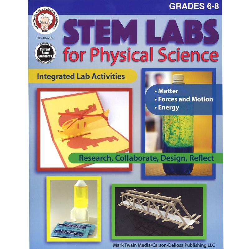  Stem Labs For Physical Science, Grades 6- 8
