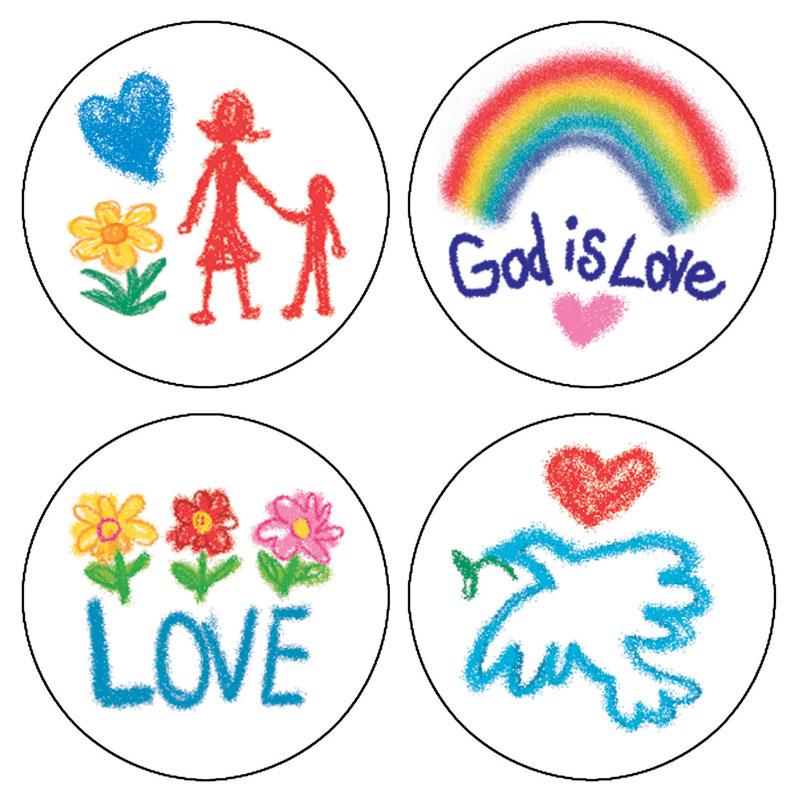  Faith Stickers, Pack Of 120