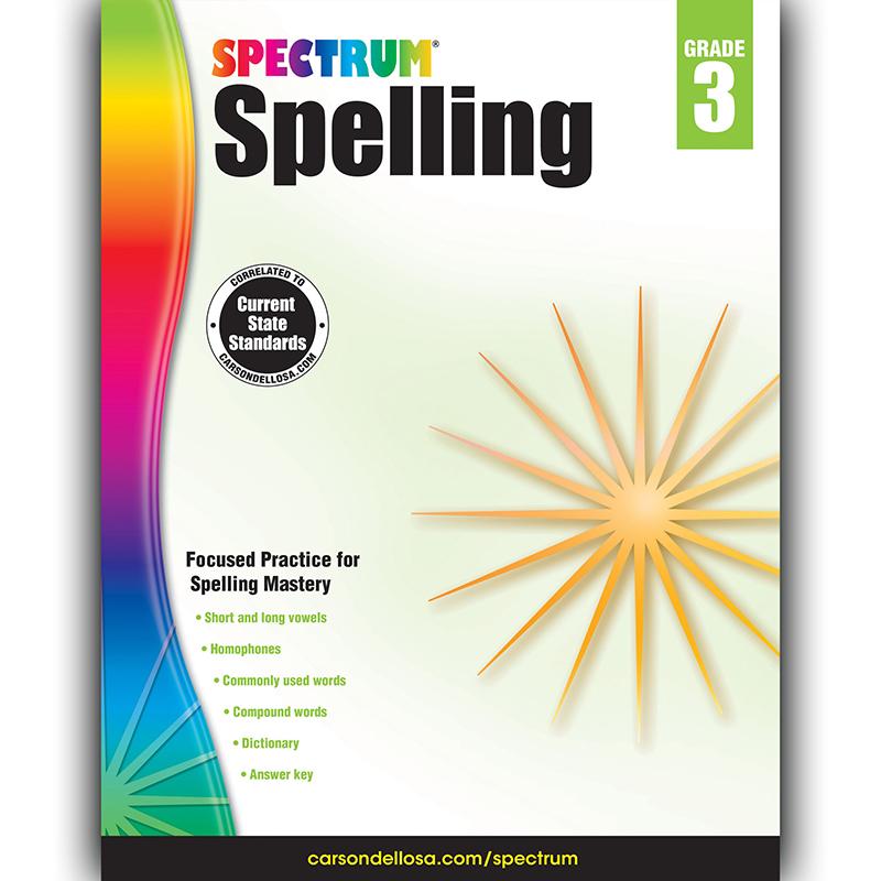 Spelling Workbook, Grade 3