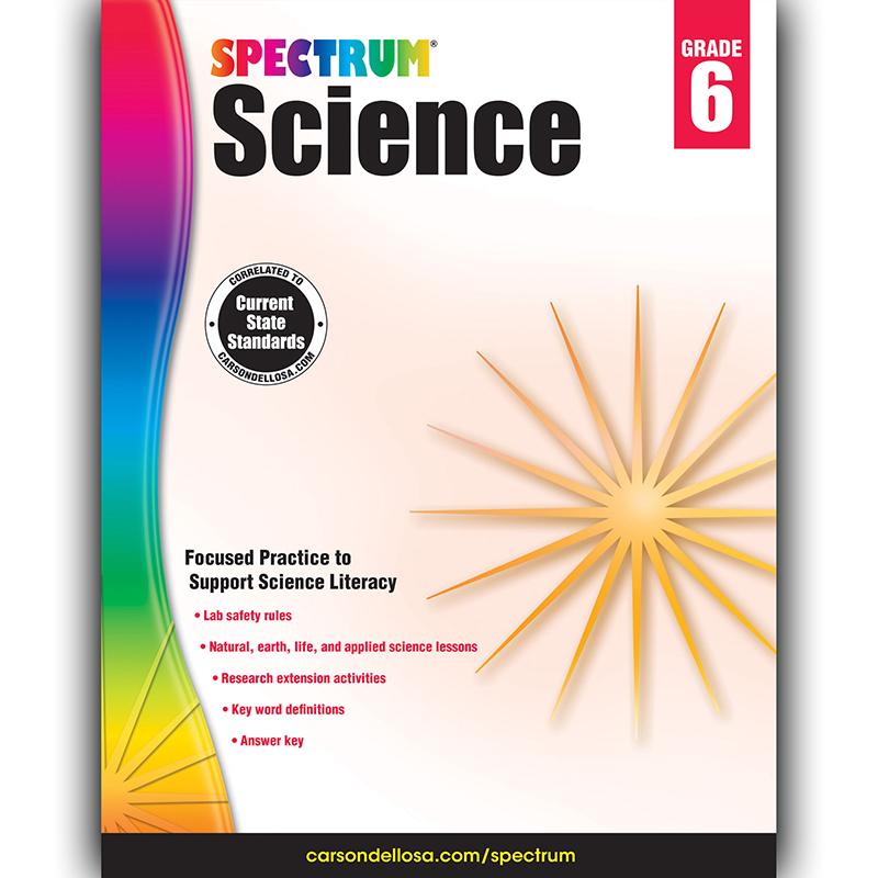  Spectrum Spectrum Science, Grade 6